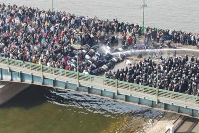 Alexandria and Suez and the army is deployed