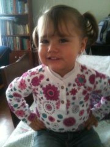 los dos añitos de mi hija