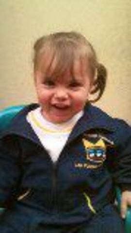 el primer dia de jardín de mi hija