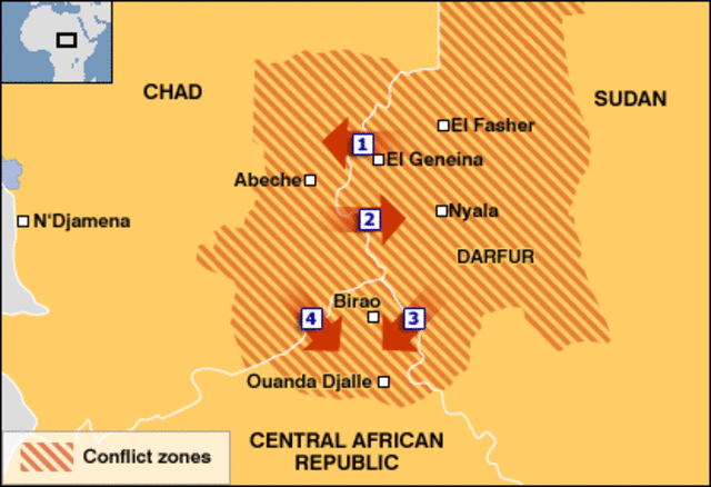 Conflict mover into Chad