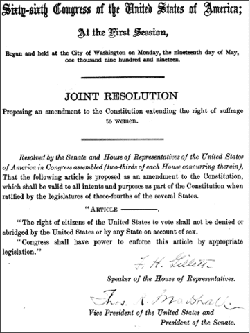 Nineteenth Amendment