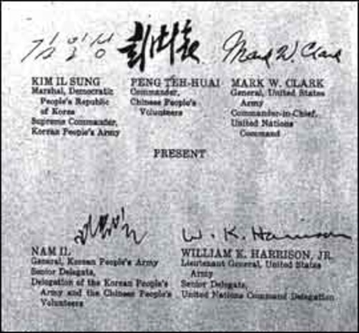 Ending of Korea War