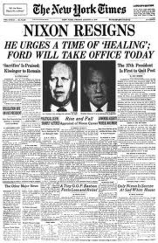 Nixon resings