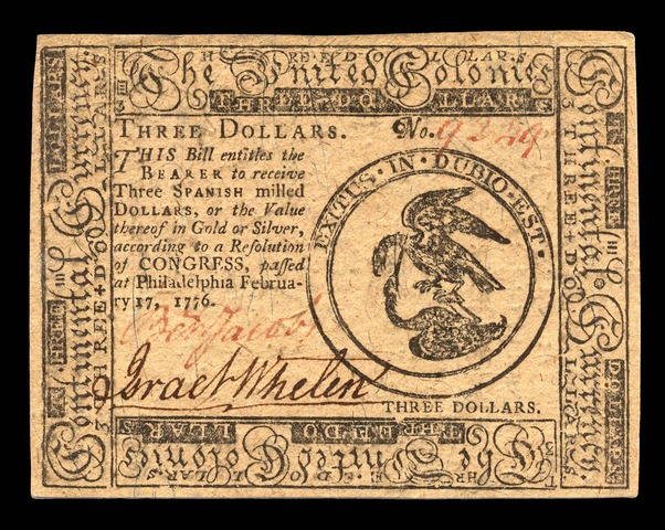The Continental Congress's Currency Failure
