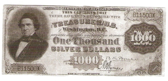 Silver Certificates
