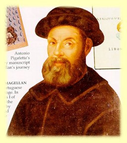 Magellan voyages to South America (dies)