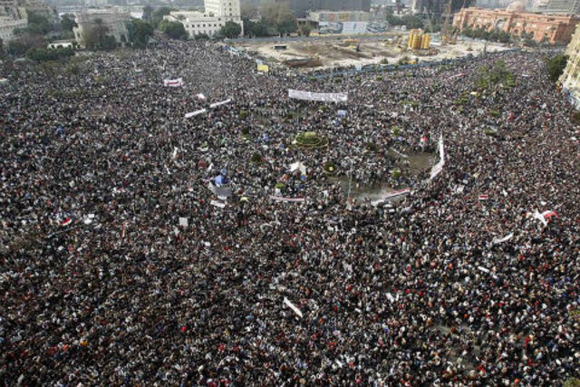 Protestors don't care about anything else