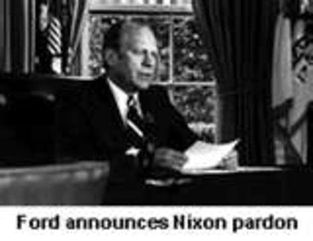 President Ford Pardons Nixon