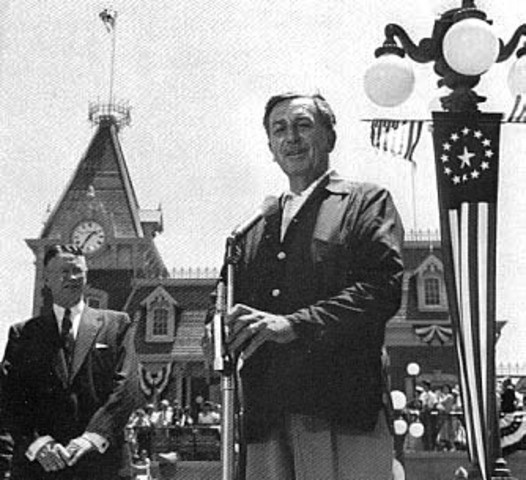 Disneyland opens