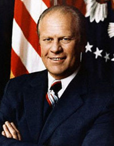 Gerald Ford pardons Nixon