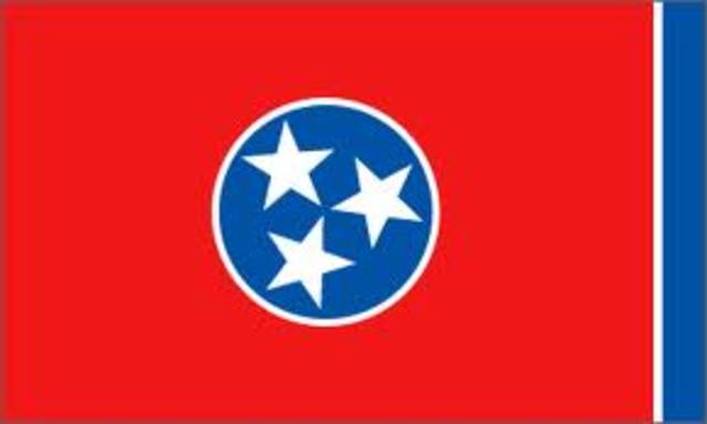 Tennessee secedes from the Union