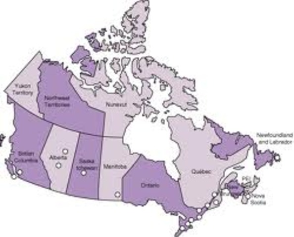 Saskatchewan and Alberta join Confederation. Immigrants rush to settle in the plains, mainly as wheat farmers.