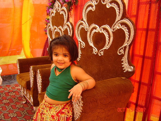 My cousin came for a visit