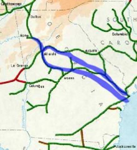 Sherman's March to Sea (Savannah Campaign) ends