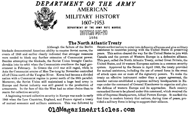 Establishment of NATO