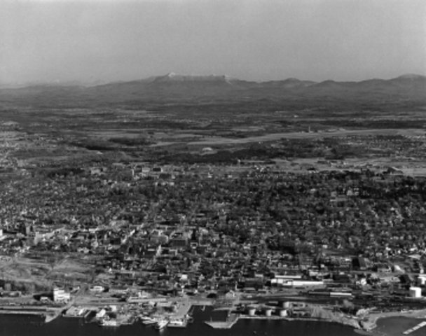 An Aerial Shot of Burlington's Waterfront
