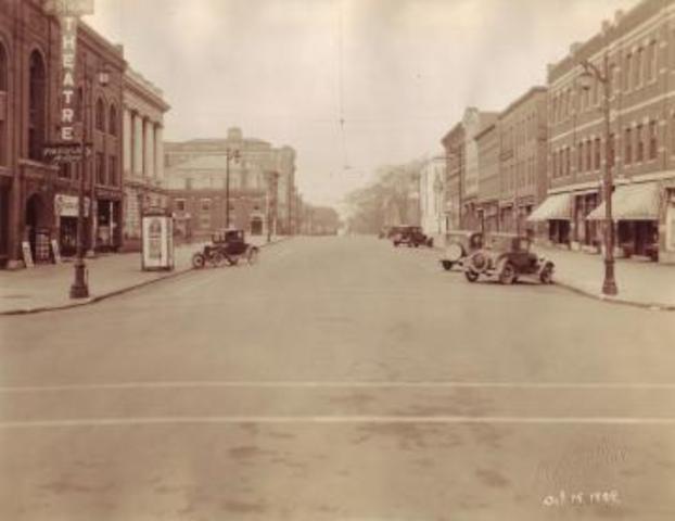 Newly Paved Main Street