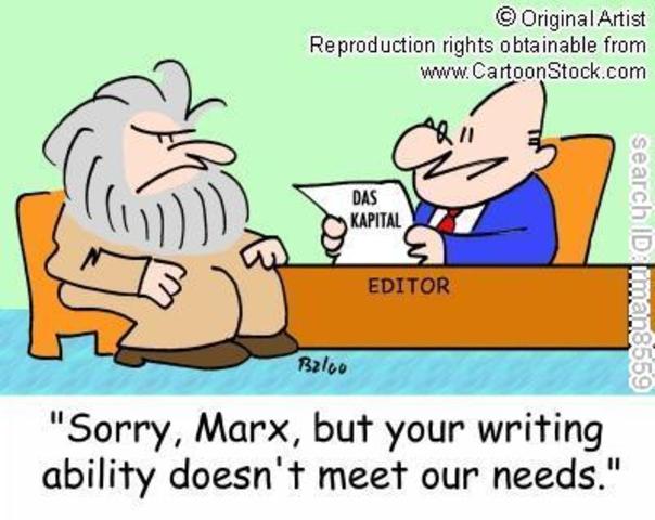 Karl Marx publishes Das Kapital .