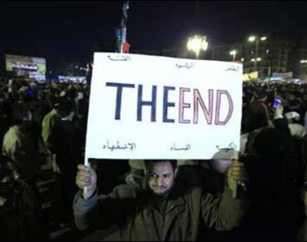 Mubarak resigns on the 18th day of protests and reaches the Red Sea resort of Sharm-el-Sheikh, his favourite holiday destination.