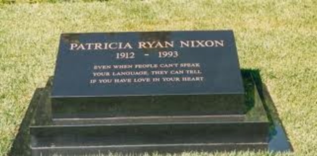 Pat Nixon's Death
