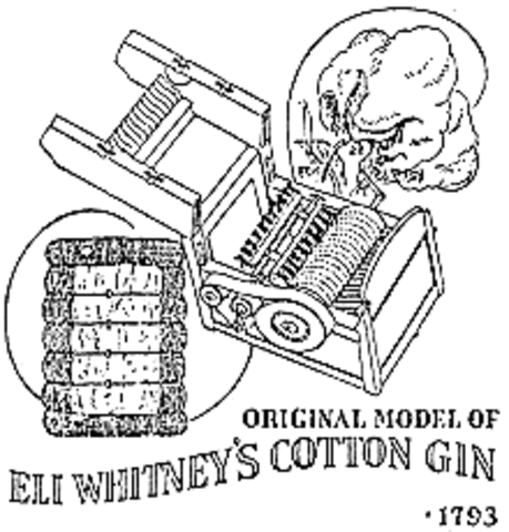 Washington Re-Elected & Cotton Gin Invented