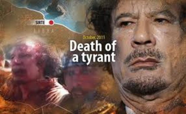 The pillar of dictatorship falls: Gaddafi's death