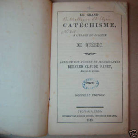Catéchisme du diocèse de Québec