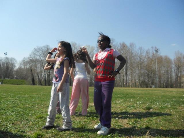 Per a despedir-se de les practicant, els nens i nenes de tercer ens van preparar moltes sorpreses, entre les quals aquest ball.