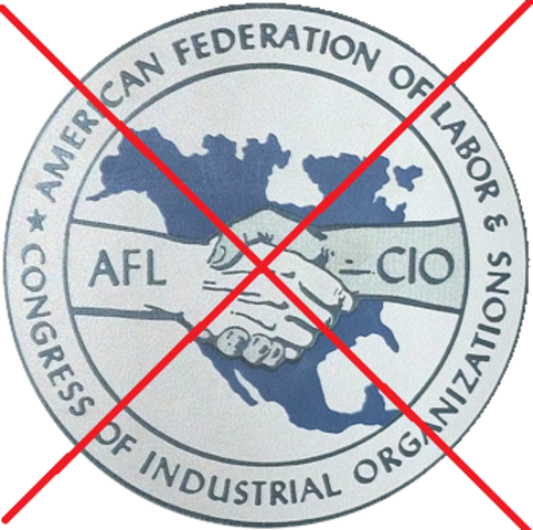 CIO breaks from the AF of L