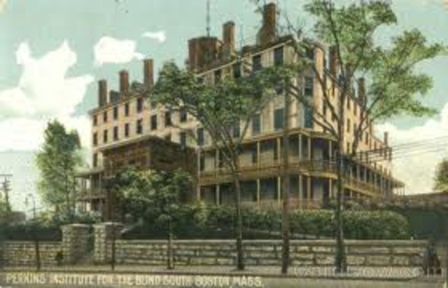 Helen Keller's parents contact the Perkins Institute for the Blind