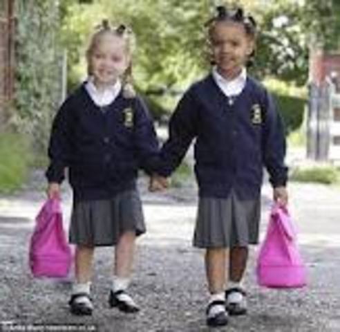 Nuestro primer día de colegio