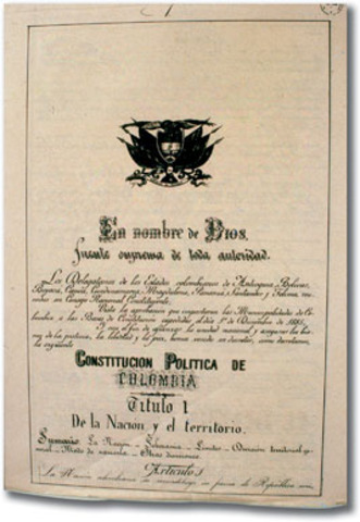 Constitucion de 1886
