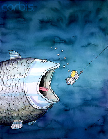 She gets someone to take the bait