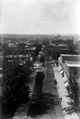 View of Church Street from Unitarian Church