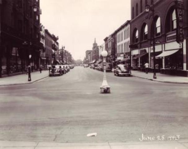 Cars Parked Along Church Street