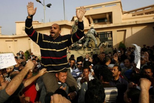 Interior Ministry offices stormed