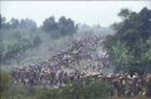 hutu's fleeing