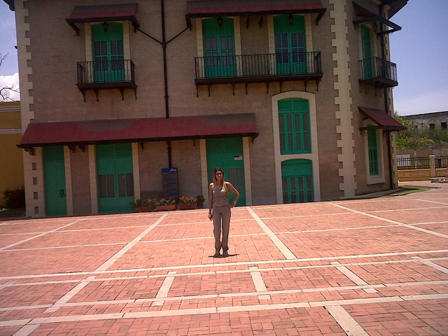 yo visitando la aduana