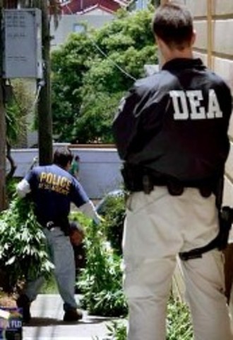 Raid on dispensaries