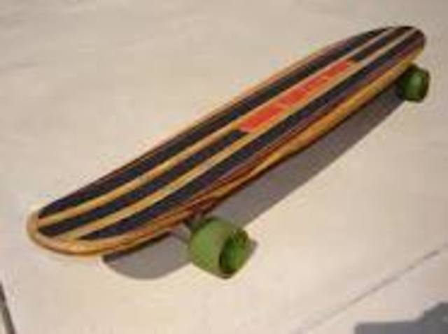 Old skateboard
