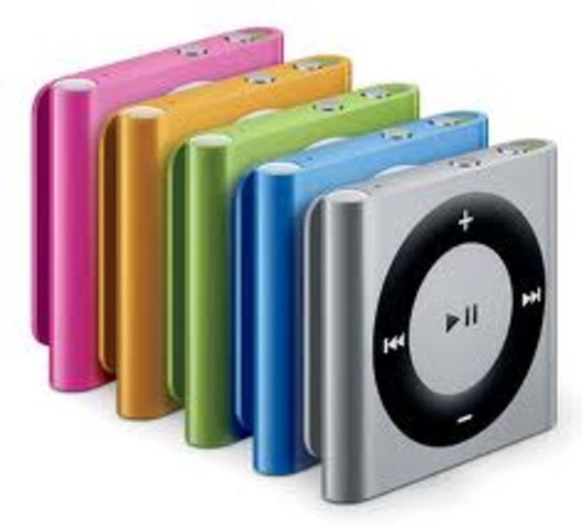 IPod Shuffle becomes Avaliable In Five Colors