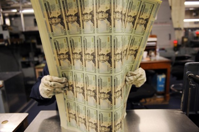 Bureau started printing money