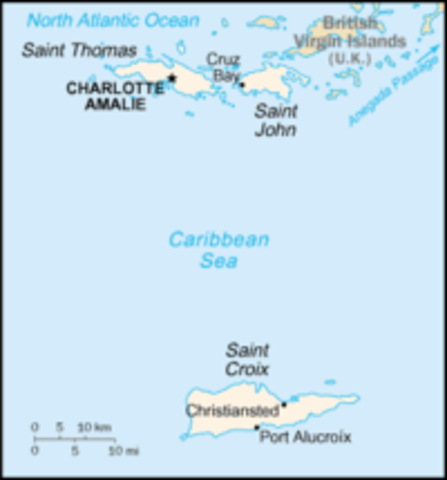 Purchase of St. Croix, St. John and St. Thomas
