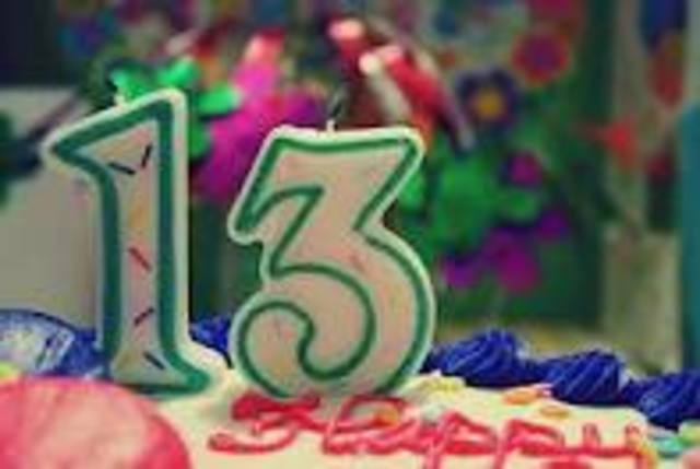 mggies 13th birthday