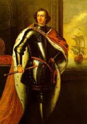Peter the Great of Russia Begins his Reign