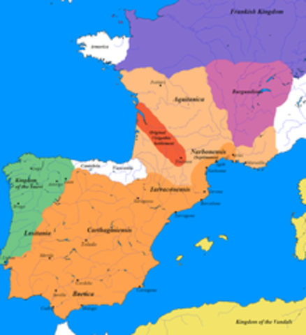 Visigoth Kingdom in Iberian Penisula