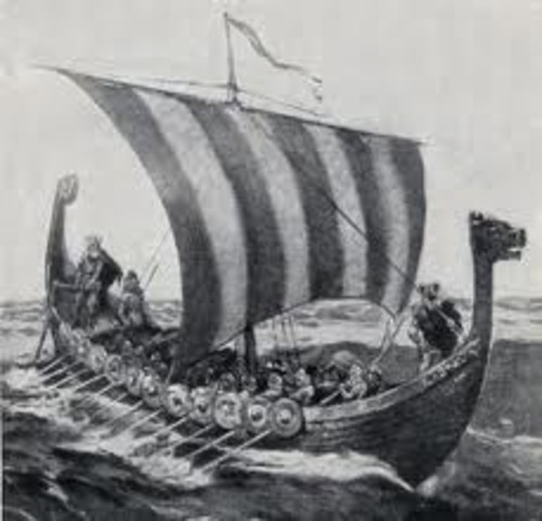 Viking invasions begin in North Europe