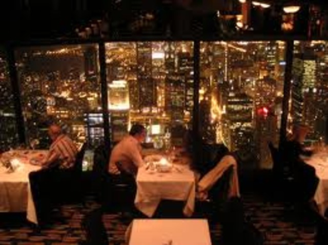 went out to eat at a nice restaurant