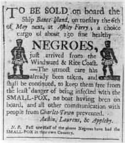 Congress Bans Importation of Slaves