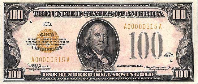 Gold Certificates